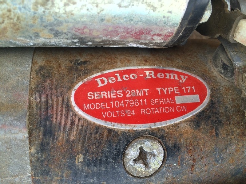 lot 24 image: Military Truck Starter  Diesel 6.2 24 volt