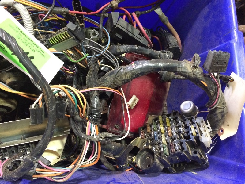 lot 46 image: Military Truck wiring harnesses wglow plug relays - estimated at 2 complete sets