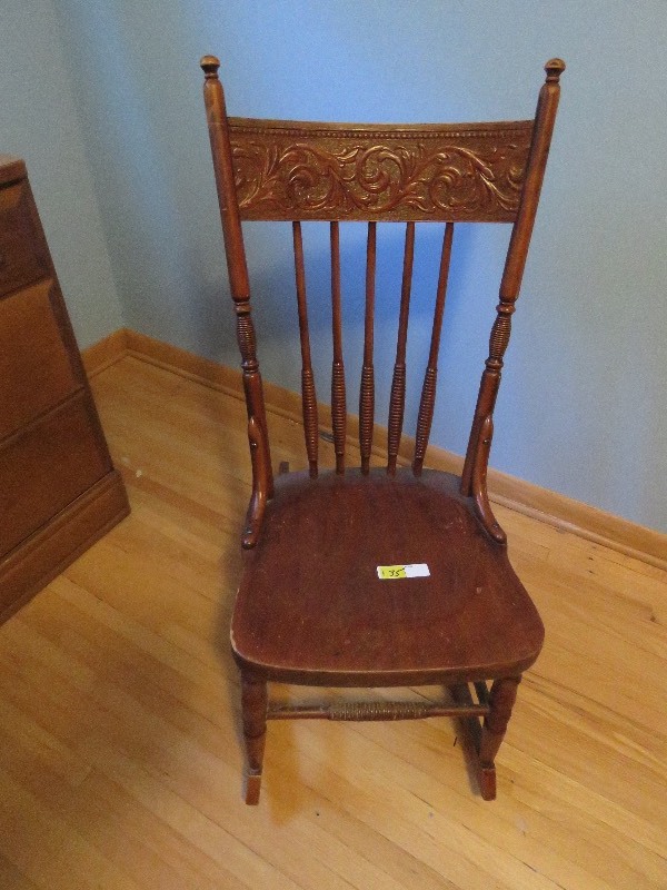 Small Wood Rocking Chair