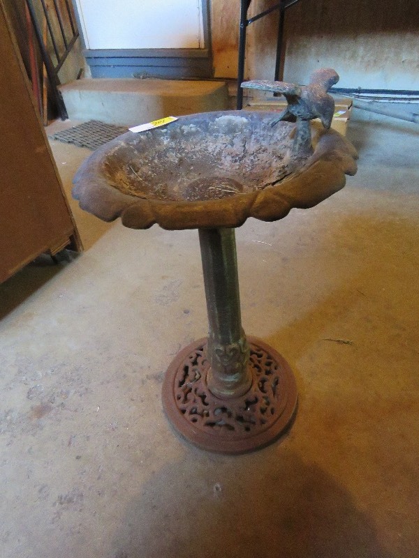 Cast Iron Bird Bath
