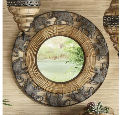 Elephants on Parade Mirror (mirror ...
