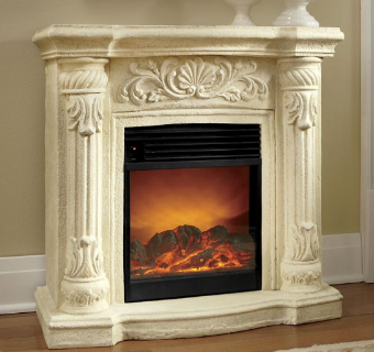 Centerpointe Faux Stone Fireplace- ...