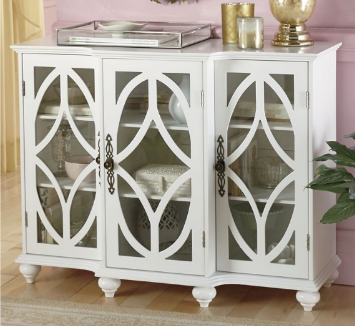 Cassandra Console Table in White Re...