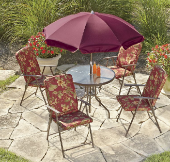 Floral Patio Set Retail $219.95 Eve...