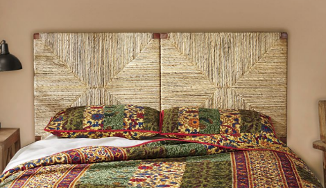 Banana Leaf Headboard Queen Retail ...