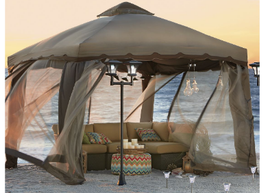 Two Toned Gazebo with Screen Retail...