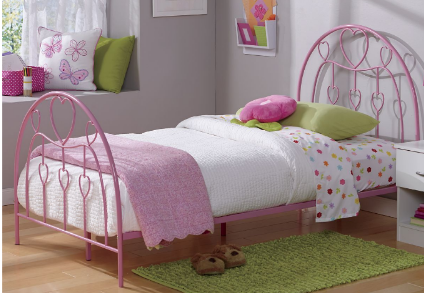 Twin Heart Bed Headboard Footboard ...