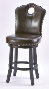 One Nailhead Swivel Stool Retail $1...
