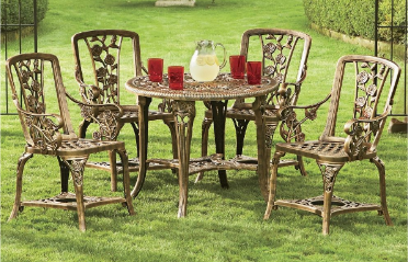 5-piece Bronzed Patio Set  Retail $...