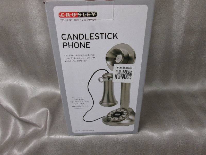 Crosley CR64-BC Candlestick Phone w...