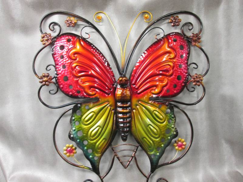Large metal dcor  butterfly 27 x ...