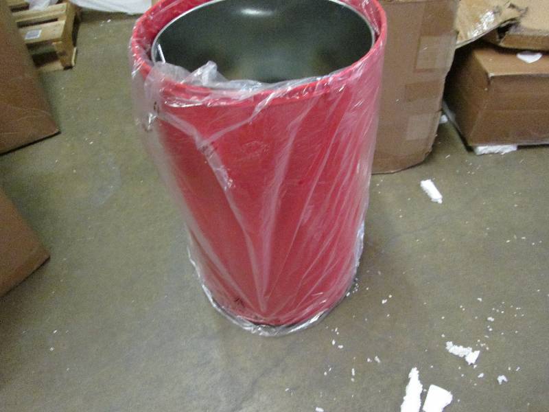 Red Trash Bin with liner...