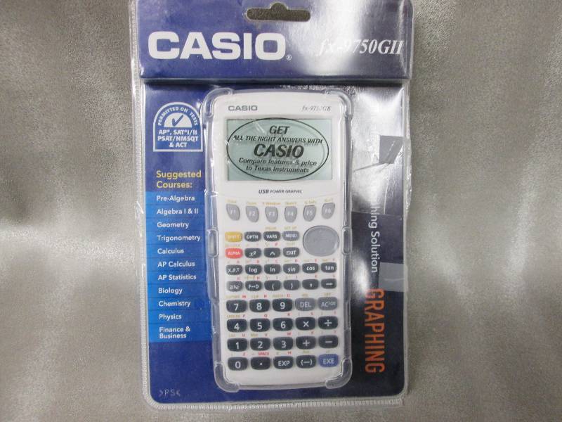 lot 6 image: Casio Graphing Calculator ...