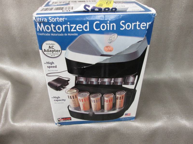 lot 12 image: Motorized Coin Sorter...
