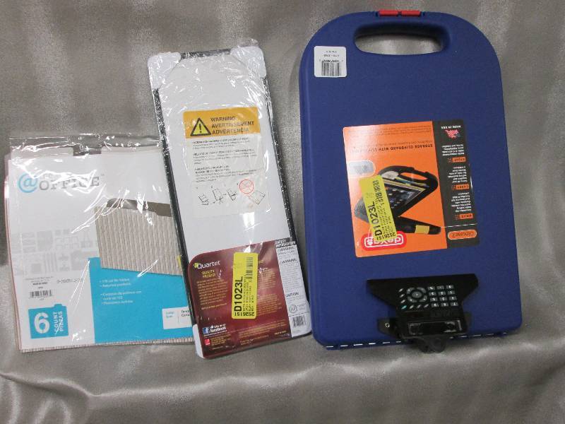 lot 17 image: Storage clip board, File folders, M...