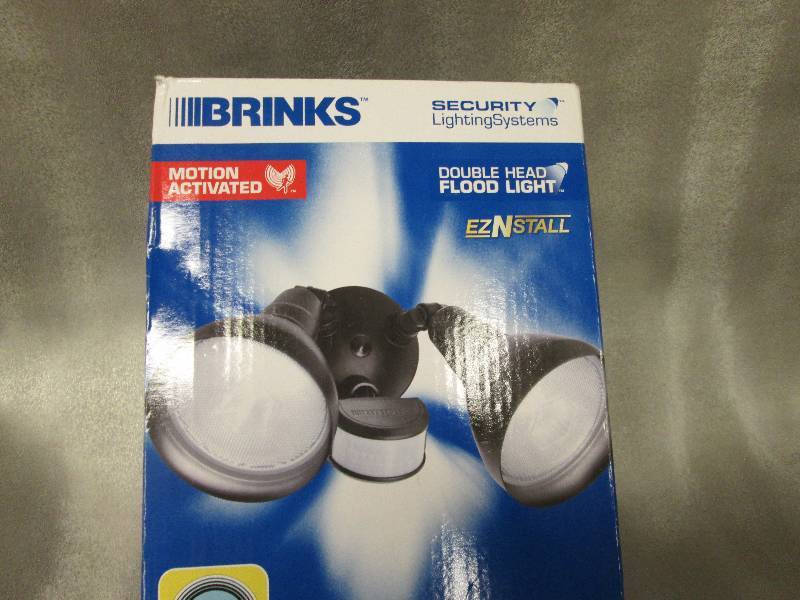 lot 51 image: Brinks Motion Activated Double Head...