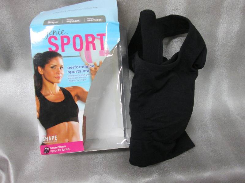 lot 52 image: Genie Black Sports Bra Size 1X...