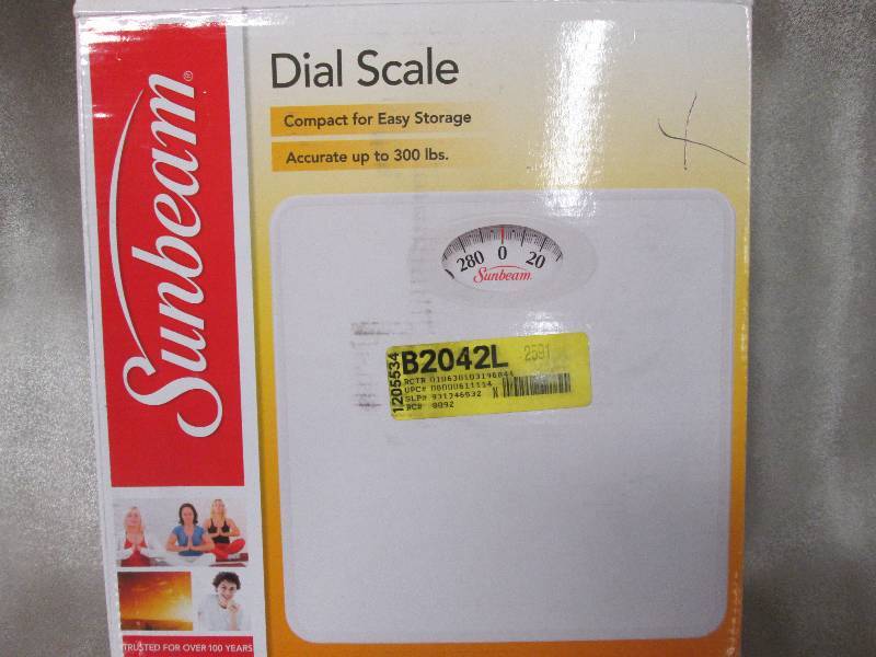lot 53 image: Sunbeam Bath Scale- white...