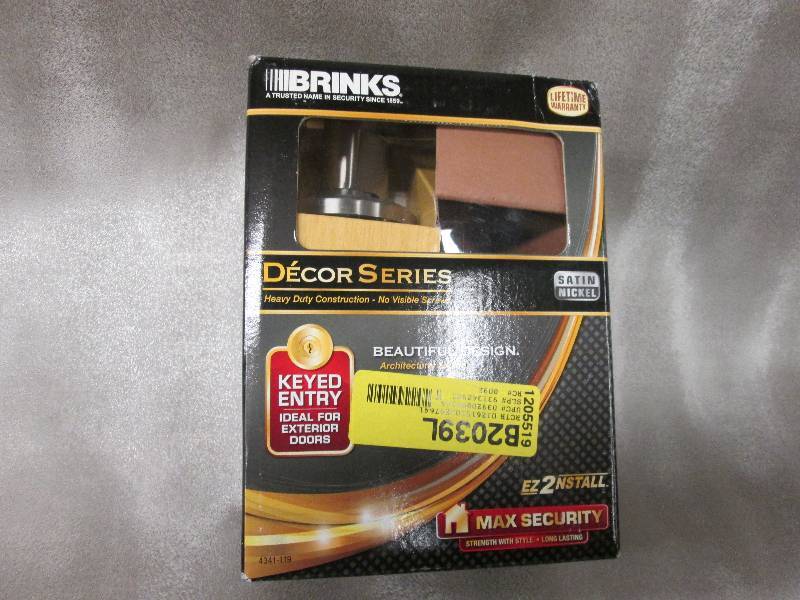 lot 54 image: Brinks Dcor Series Door Latch Sat...