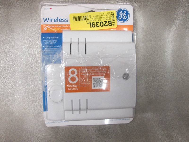 lot 56 image: GE Wireless Door Chime...