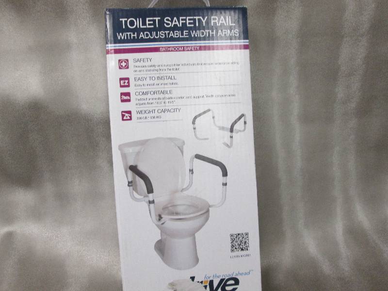 lot 67 image: Toilet Safety Rail with adjustable ...
