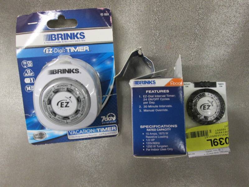 lot 124 image: 3 Brinks Timers...