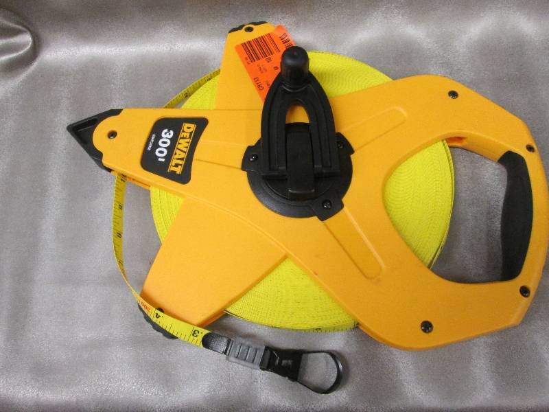 lot 133 image: DEWalt 300 ft contractors tape meas...