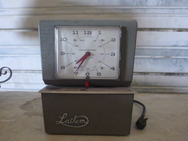 lot 74 image: Lathem Time Clock