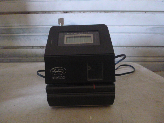 lot 75 image: Lathem Digital Time Clock