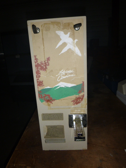 lot 78 image: Vending Condom Machine