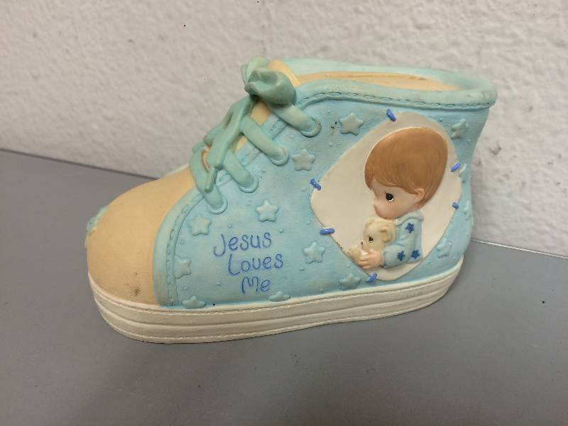 Precious Moments Jesus Loves Me Shoe Bank