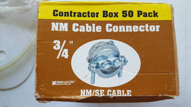 lot 32 image: NM Cable Connectors