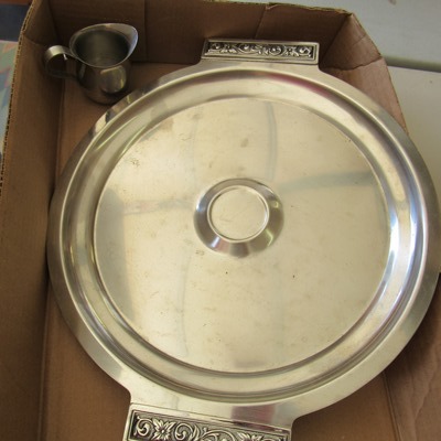 Platter Tray & Syrup cup