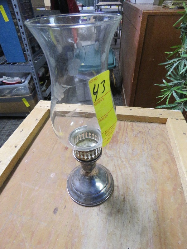 Sterling Silver Candle Holder