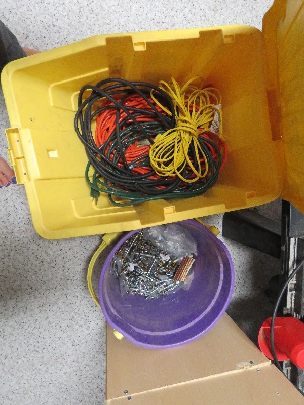 Tote with Extension cords