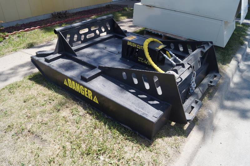 Skid Steer Brush Cutter Attachment