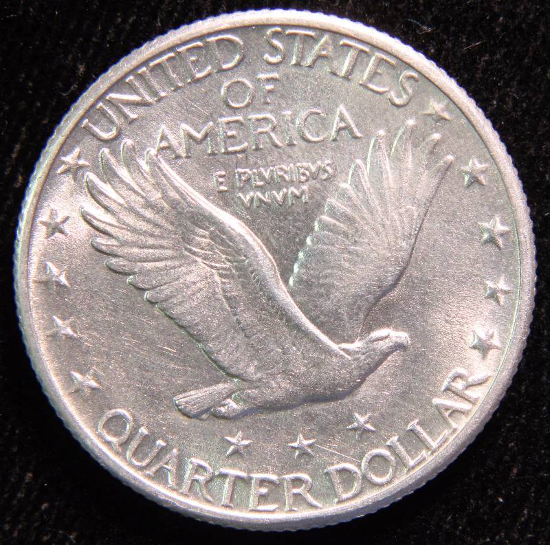1930 STANDING LIBERTY SILVER QUARTER AU-UNC