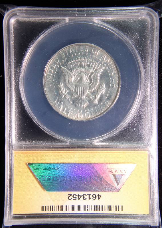 1970-S KENNEDY 40% SILVER HALF DOLLAR PF67 ANACS