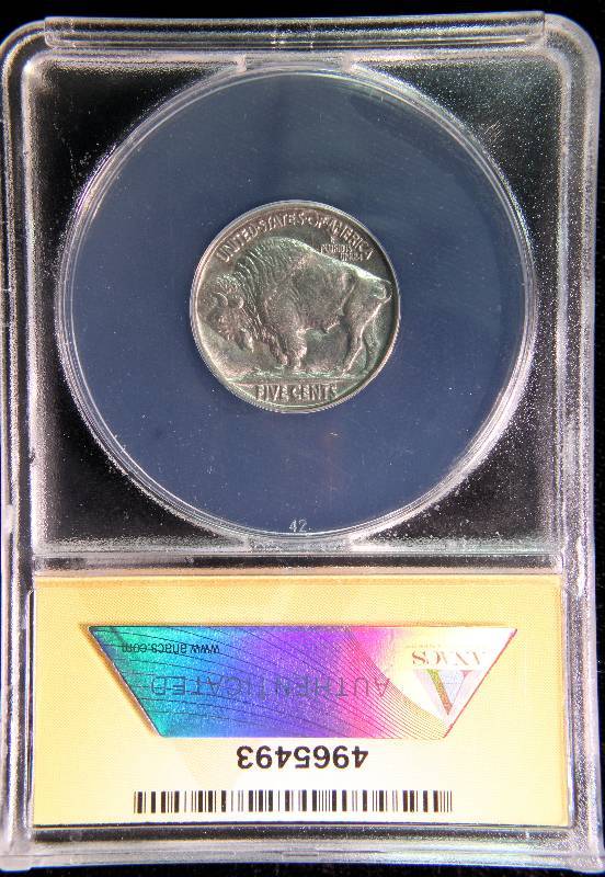 1937 US BUFFALO NICKEL MS63 ANACS