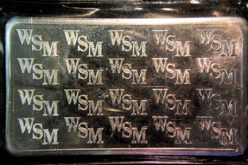 10 TROY Oz. .999 FINE SILVER BAR WALL STREET MINT WITH TWIN TOWERS