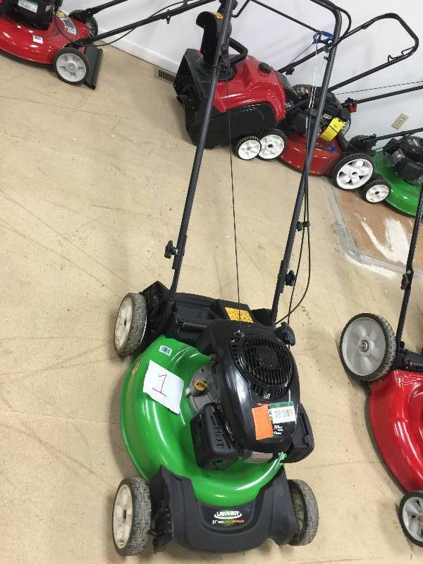 lot 1 image: Lawn Boy 21 in. Rear Wheel Drive Self-Propelled Gas Lawn Mower with Kohler Engine Model # 10732 in like new working conditions