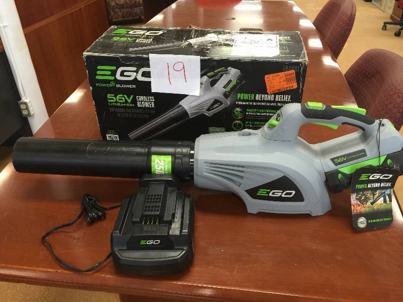 lot 19 image: Ego 480 CFM 3-Speed Turbo 56-Volt Lithium-ion Cordless Electric Blower