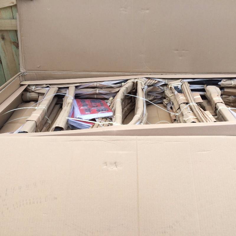 lot 40 image: Hampton Bay Niles Park Chairs 4 PK New