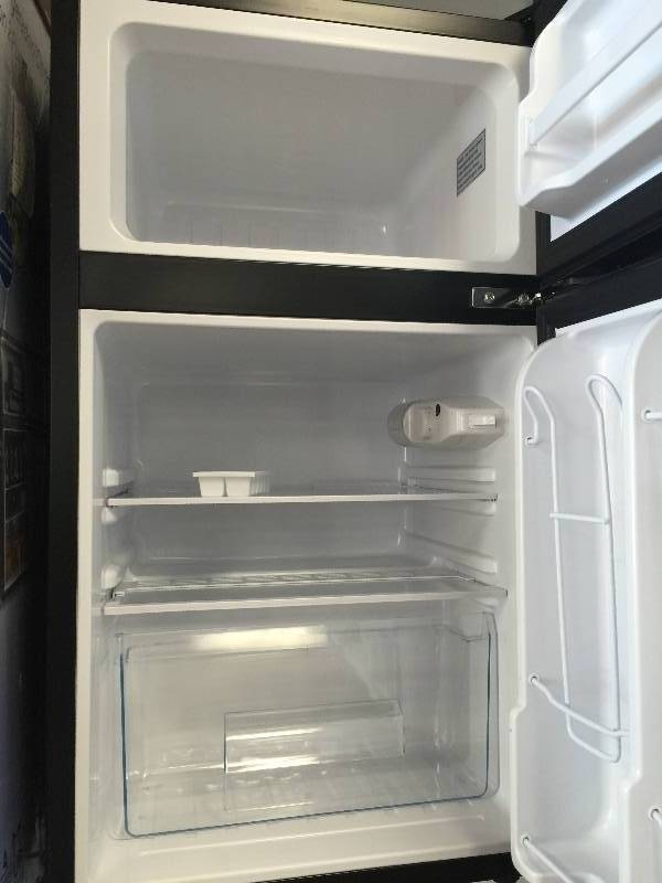 lot 58 image: Haier 3.2 cu ft 2-Door Refrigerator, Black