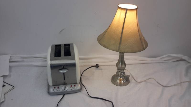 Toaster and lamp