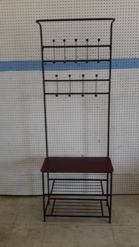 Entry way coatshoe rack