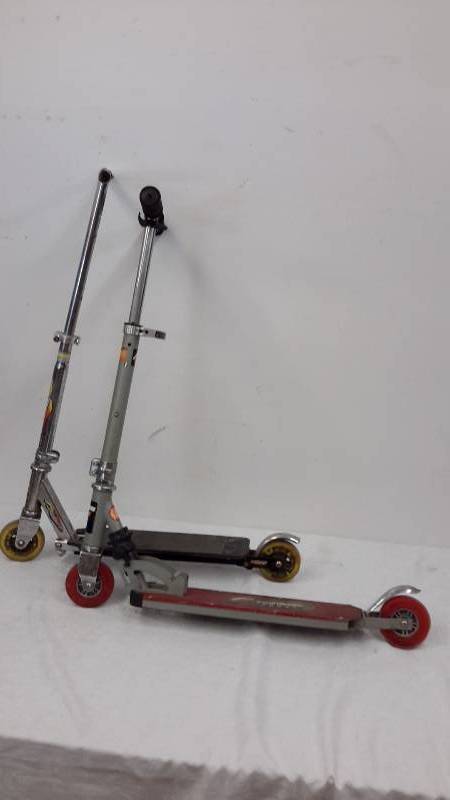 Pair of scooters