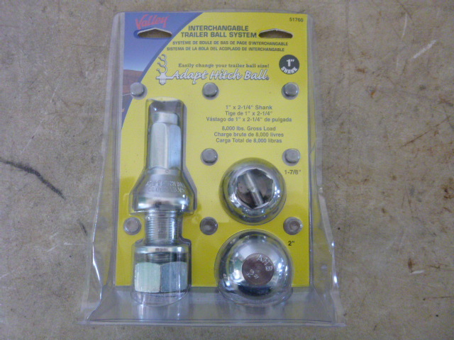 lot 9 image: Valley Interchangeable Trailer Ball System