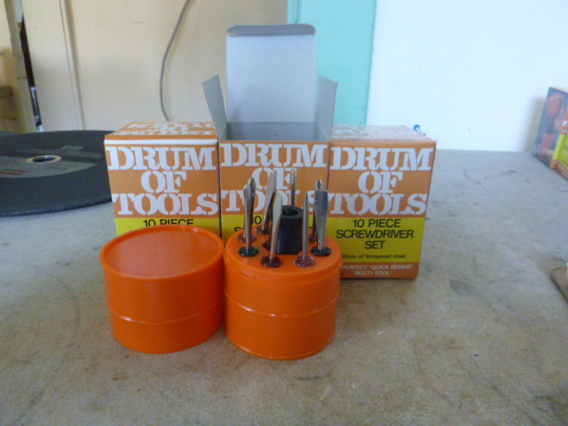 lot 98 image: 3 Drum of Tools