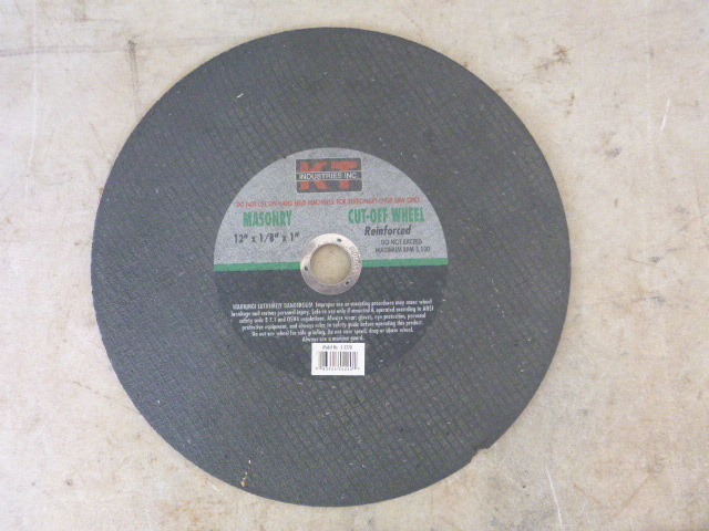 lot 99 image: KT Masonry Cut-Off Wheel